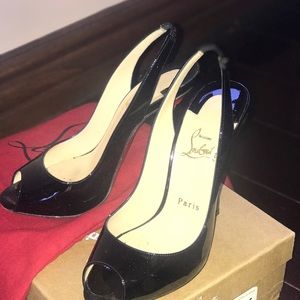 Christian Loubitin Slingback Heel